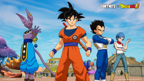 The Fortnite x Dragon Ball crossover is now live