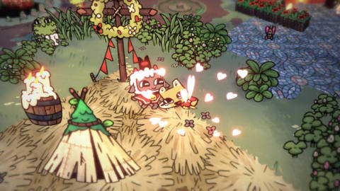 Yes, you can pet your dog followers in Cult of the Lamb