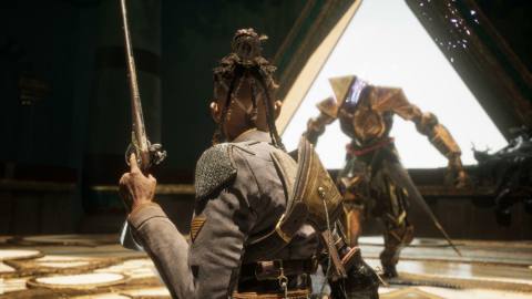 Flintlock: The Siege of Dawn’s gameplay is a mix of God of War and Souls