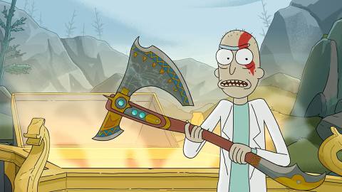 Rick and Morty head to the Nine Realms in God of War Ragnarök promo