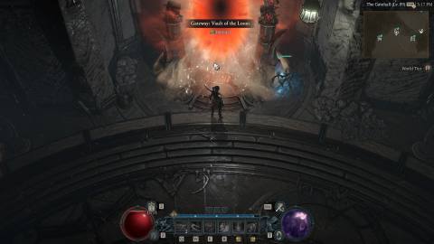 Diablo 4 season 3 screenshot of the Vault of the Loom
