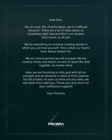 Embracer-owned Elex studio Piranha Bytes is trying to save itself from closure: ‘Don’t write us off yet’