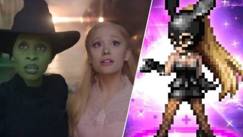Canon Final Fantasy character Ariana Grande is summoned into her first Wicked trailer