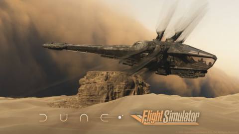 Dune: Part Two’s Ornithopter soars its way onto Microsoft Flight Simulator