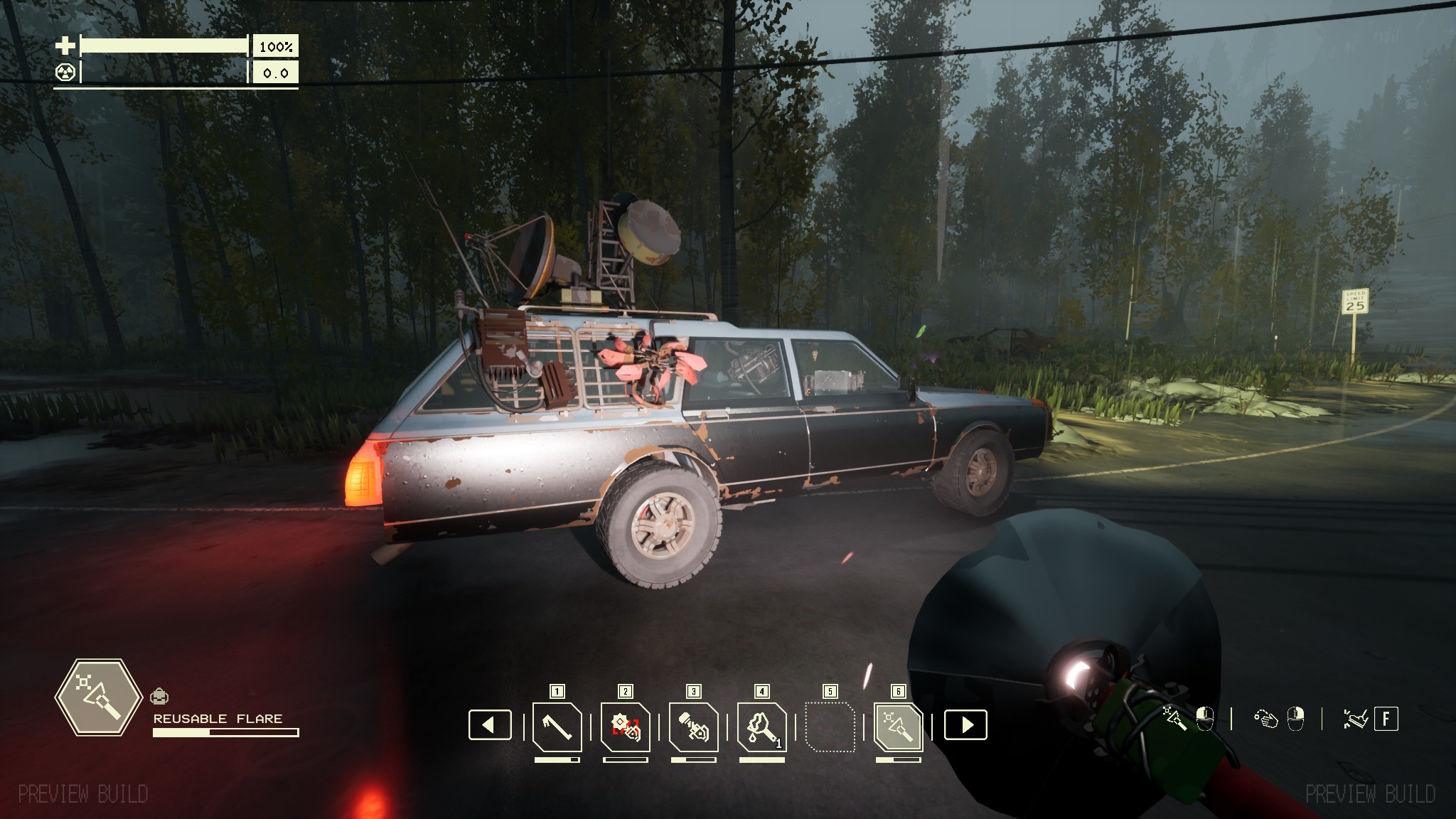 Driving survival game