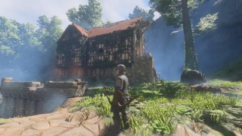 If you’re looking for a new base in Enshrouded, this three-story tavern with a 25 comfort buff is the perfect fixer-upper
