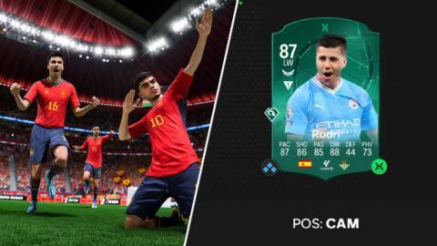Some EA FC 24 UT cards are getting cool dynamic images, but sadly EA looks to have gotten its Rodris mixed up