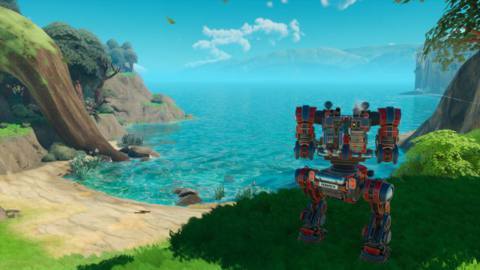 Lightyear Frontier is a calming sim where you and a mech can relax