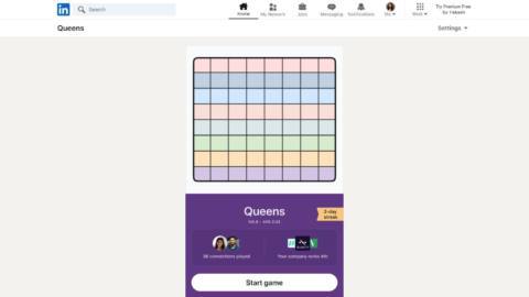 LinkedIn adding games, with leaderboards ranking companies by employee scores