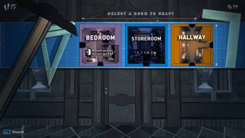 My favorite game at GDC is a first-person puzzler where you build a mansion of mysteries one room at a time