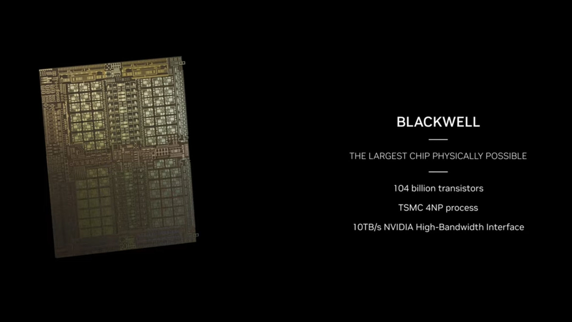 Images of Nvidia's Blackwell GPU from GTC.