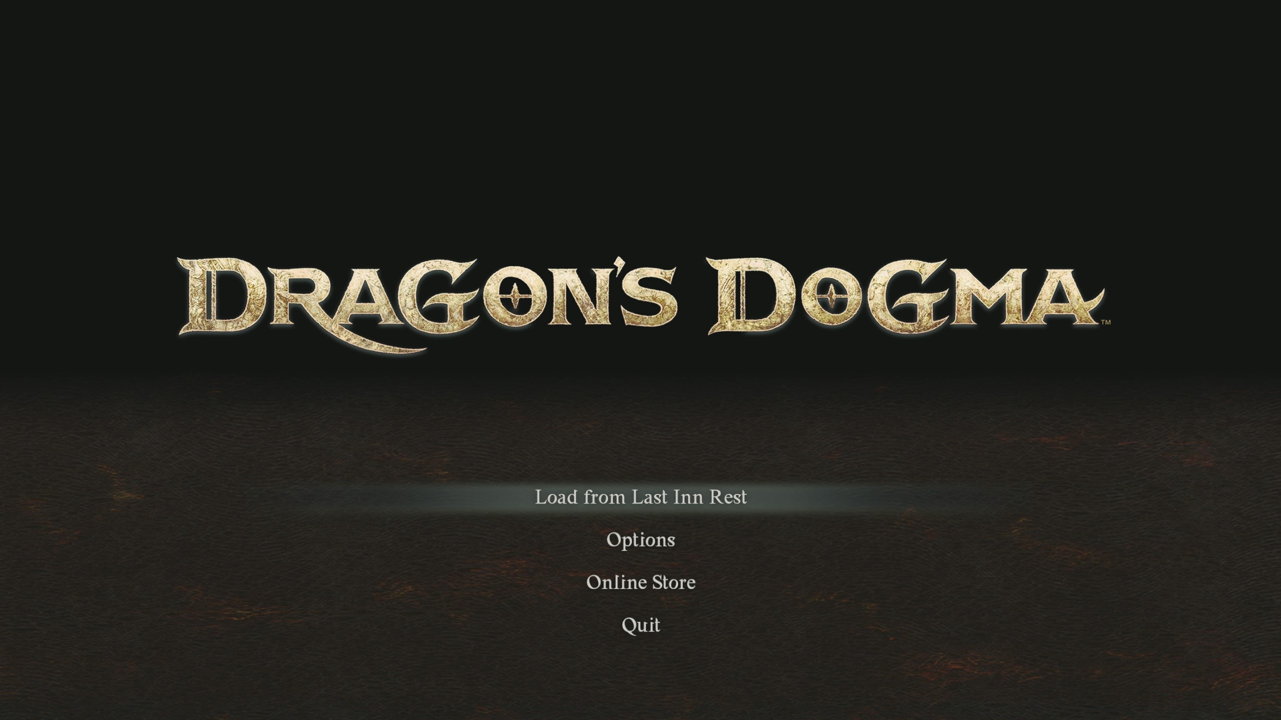 Dragon's Dogma 2 main menu
