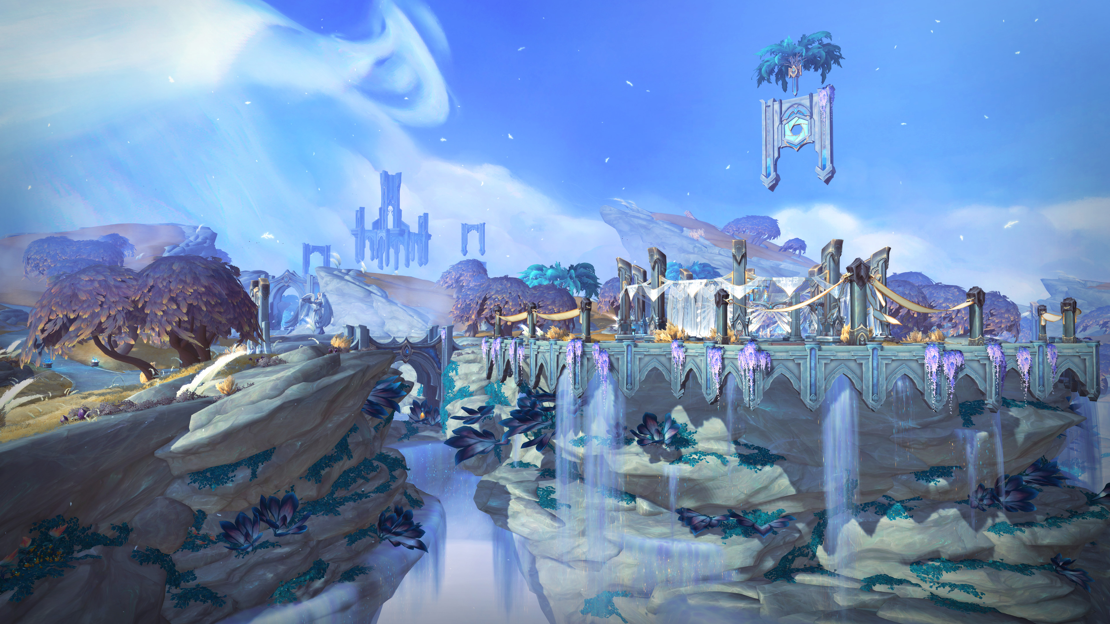Best MMOs: World of Warcraft: Shadowlands - A floating city