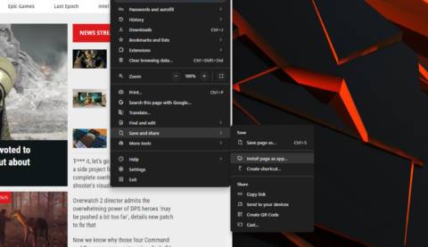 You can now install PC Gamer—okay fine, any website I suppose—as an app on your desktop with the latest Chrome Canary build