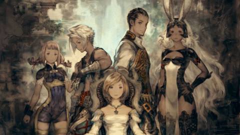 Artwork of several key characters from Final Fantasy 12
