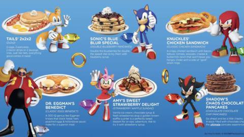 IHOP’s New Sonic-Inspired Menu Is Real And Not An April Fools’ Prank