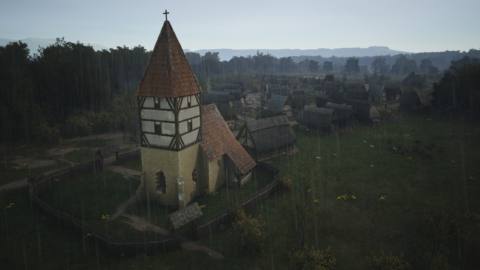 A medieval village