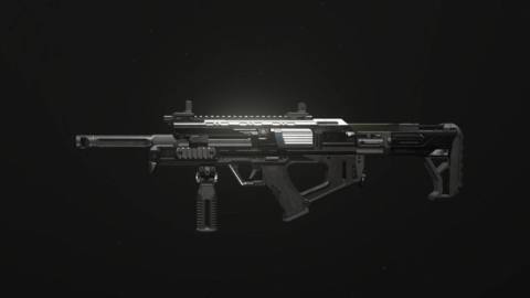 The BAL-27 rests over a black background in Modern Warfare 3.