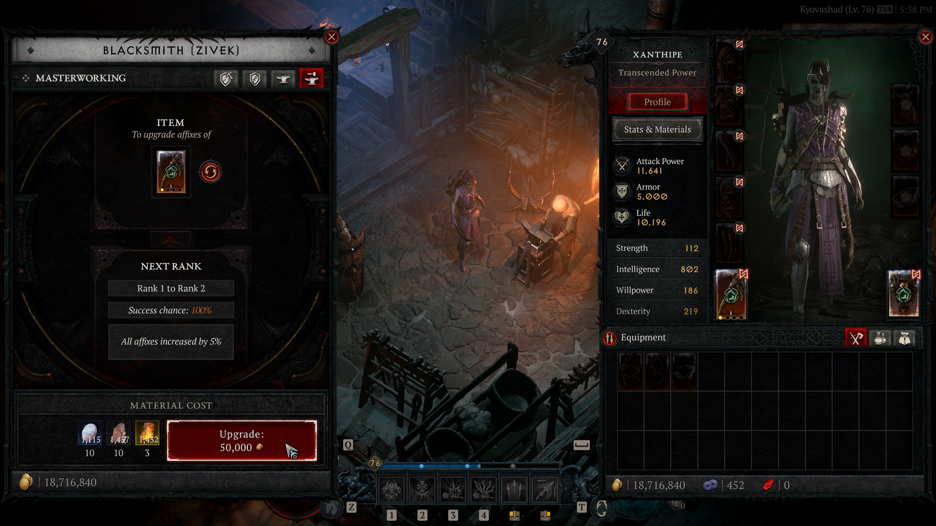 Diablo 4 season 4 loot reborn screenshots of reworked items and crafting systems