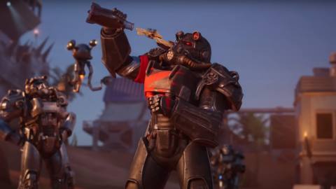 Fortnite’s Fallout stuff arrives today, because we all need to see a guy in power armour chug Nuka Cola while hitting the griddy