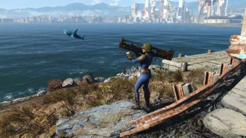 Look, Fallout 4’s next-gen updates might have made things tricky mod-wise, but here’s a Fat Man that fires cuddly IKEA sharks