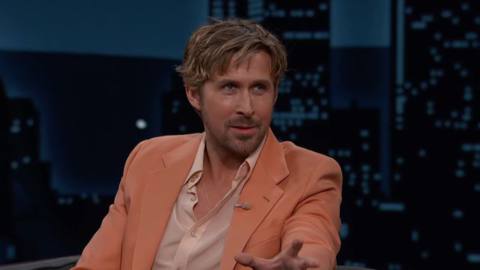 Ryan Gosling brawled his way onto Jimmy Kimmel because he ‘can’t stop stunting’