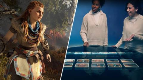 Sony’s vision for the future includes a controller that looks like a ring light with joysticks, and, er, Horizon Zero Dawn