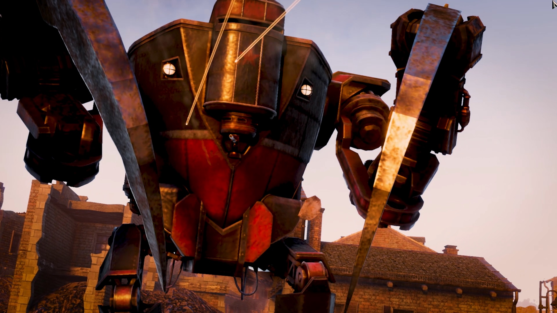 An intimidating mech