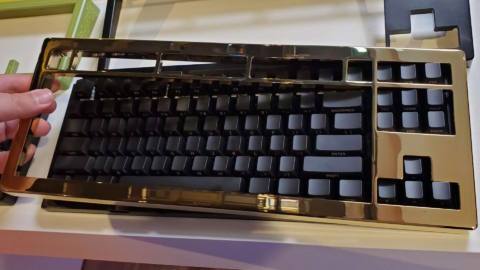 Drop wins the most satisfying sound of Computex 2024 award with its 24 carat brass keeb frame