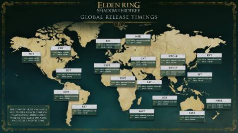 Elden Ring Shadow of the Erdtree unlock times and release date
