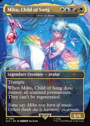 Hatsune Miku is returning to Magic: The Gathering for a second bite of the pie