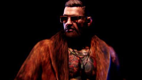 A screenshot of Conor McGregor as he appears in Hitman World of Assassination, as The Disruptor