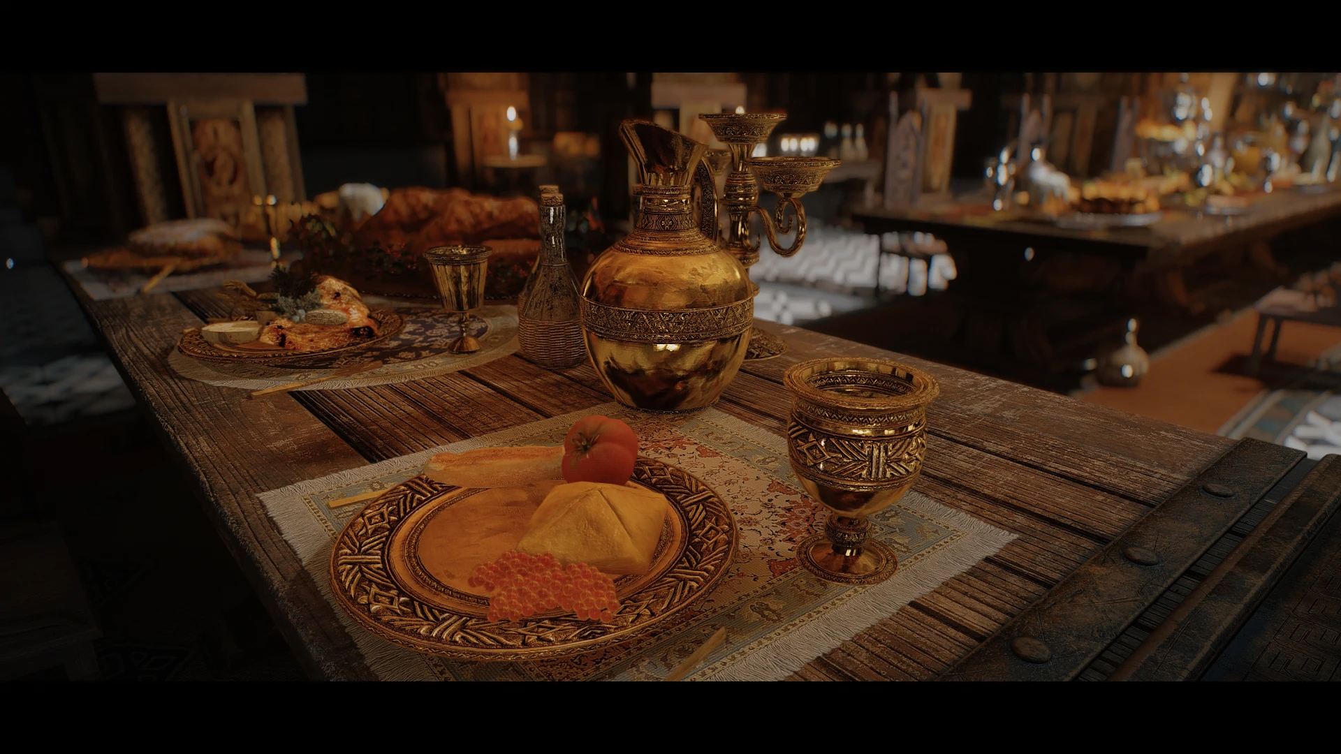 Fancy tableware from medieval fantasy times