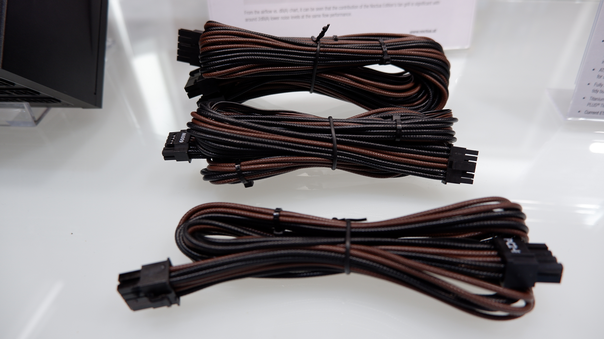 Noctua power supply made with Seasonic at Computex, 2024.
