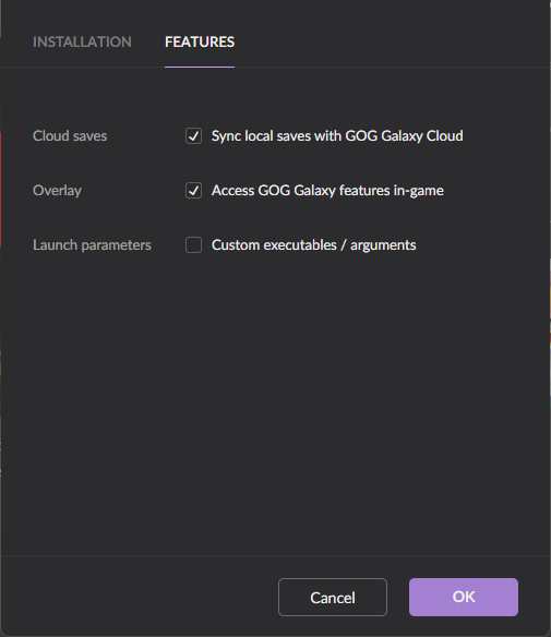 Disabling Fallout 4 cloud saves in GOG Galaxy.