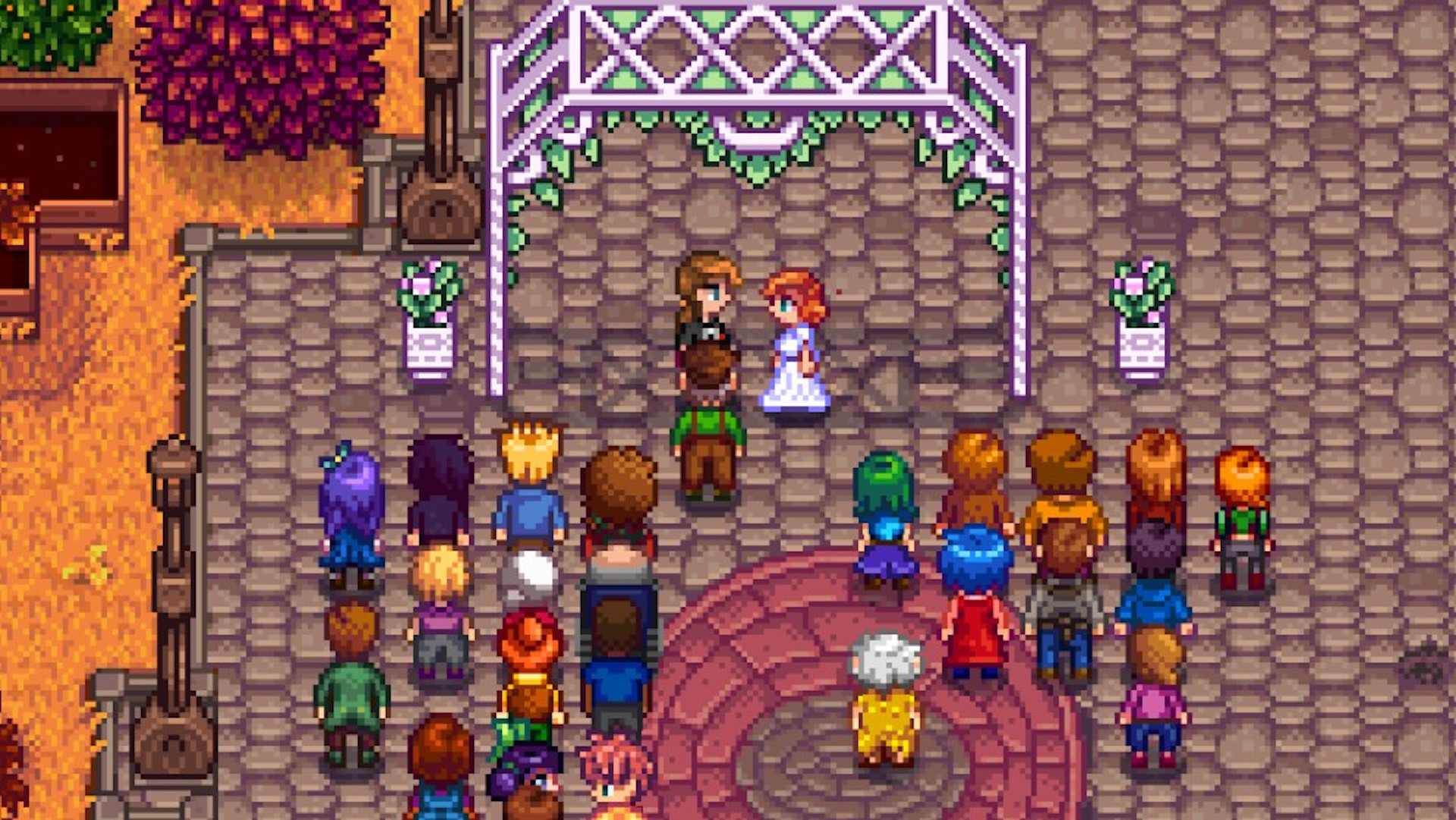 Stardew Valley wedding screenshot