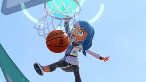 Basketball on Nintendo Switch Sports is lovely mean-spirited fun