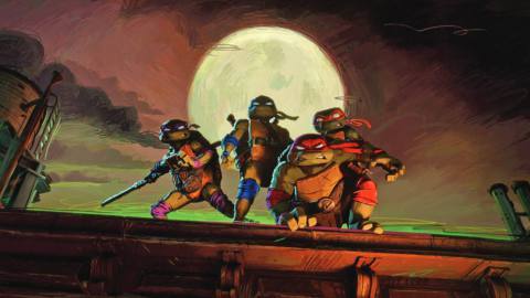 Cowabunga: Teenage Mutant Ninja Turtles: Mutant Mayhem sequel producer Seth Rogen says he “stood up and cheered” when he saw just the title