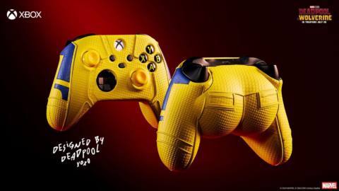 Fear not, Wolverine has also got his arse on an Xbox controller
