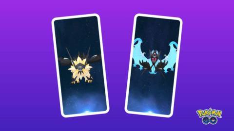 Dusk Mane and Dawn Wings Necrozma in Pokémon Go