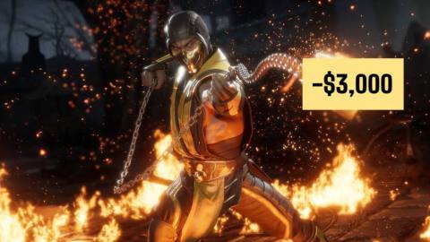 Mortal Kombat 1 player wins $565 at tournament, smashes $3,000 light