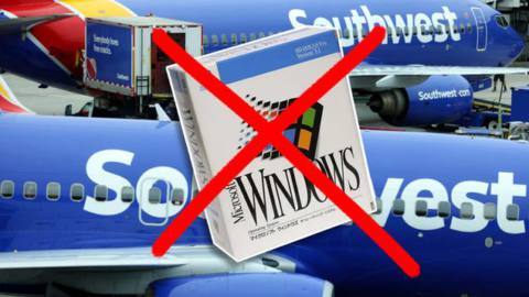 No, Southwest Airlines Isn’t Using Windows 3