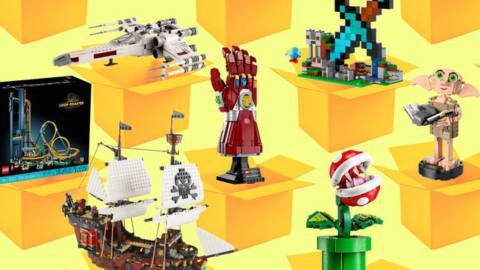 Image composition of various Lego sets on sale for Prime Day 2024