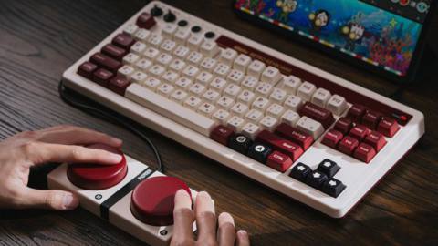 Take home the 8BitDo Famicom mechanical keyboard for its lowest price ever
