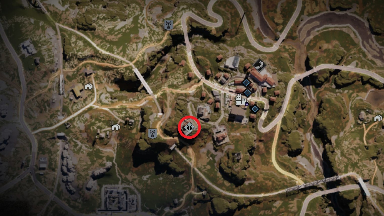 Once Human High Banks gear crate location