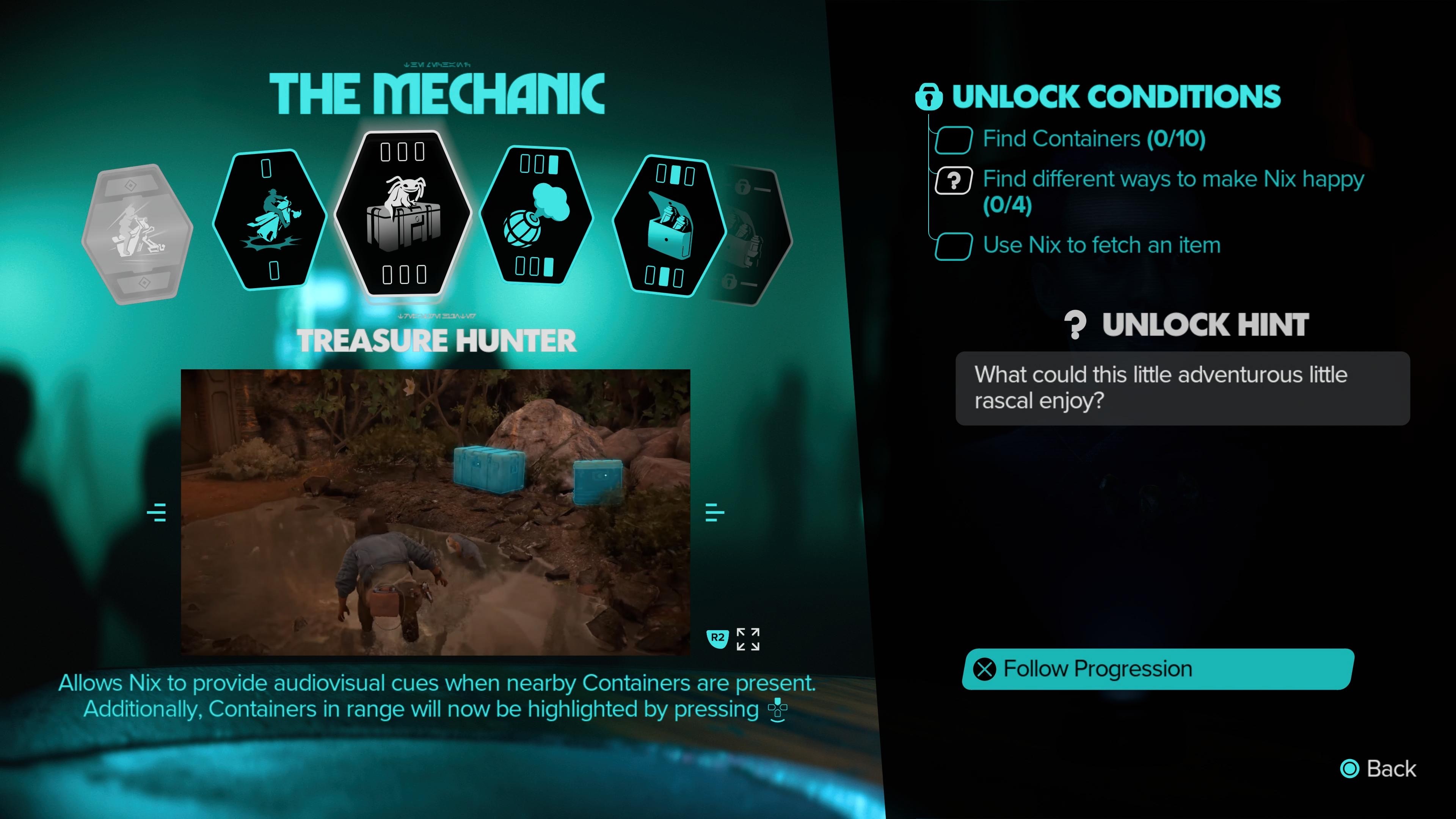 A menu shows various abilities in Star Wars Outlaws A menu shows various abilities in Star Wars Outlaws