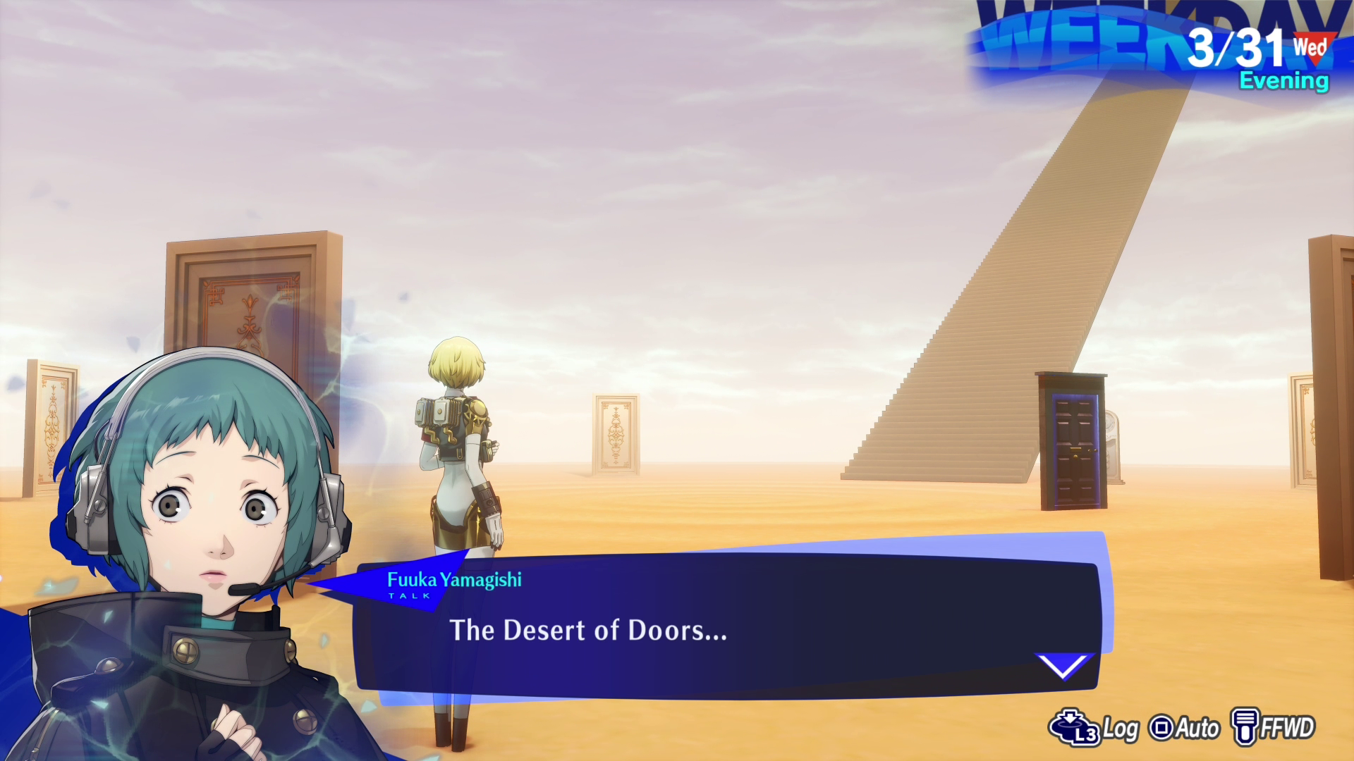 Entering the dungeon at the heart of Persona 3 Reload: Episode Aigis.