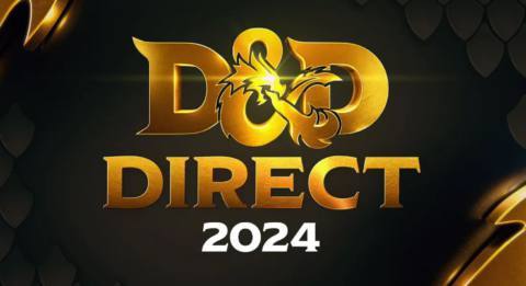 The text “D&D Direct” in gold, with 2024 listed below.