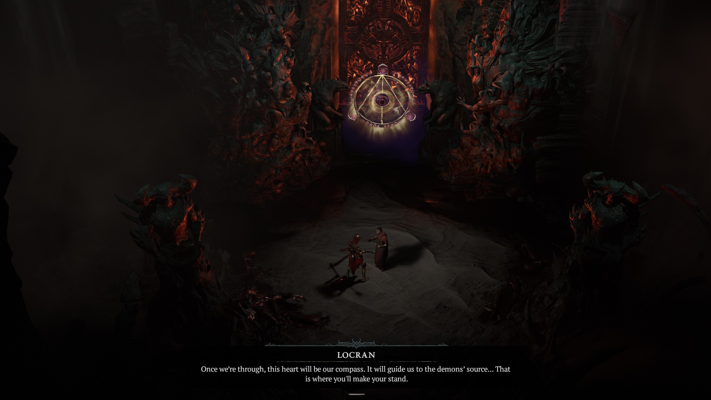 Diablo 4 Infernal Compass - Caldeum gates to hell