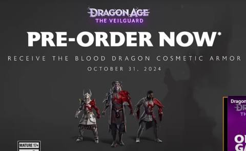 Preorder bonus screen advertising Blood Dragon armor cosmetics